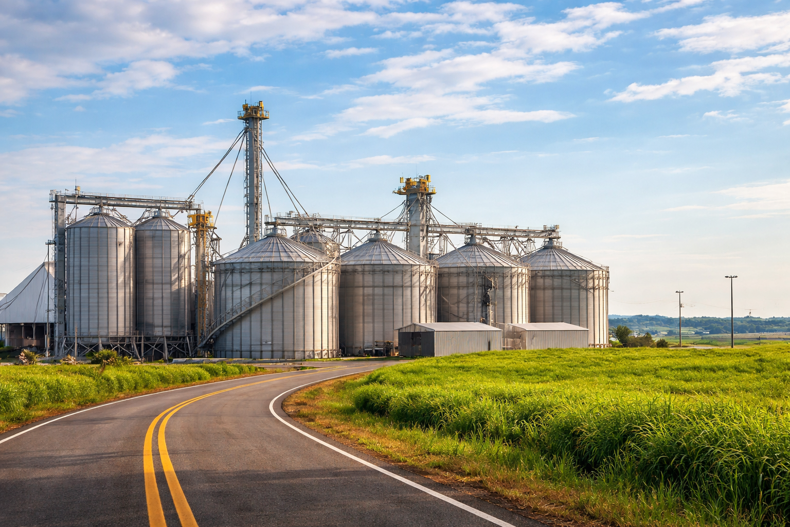 Equipe técnica da Maná em estrutura industrial